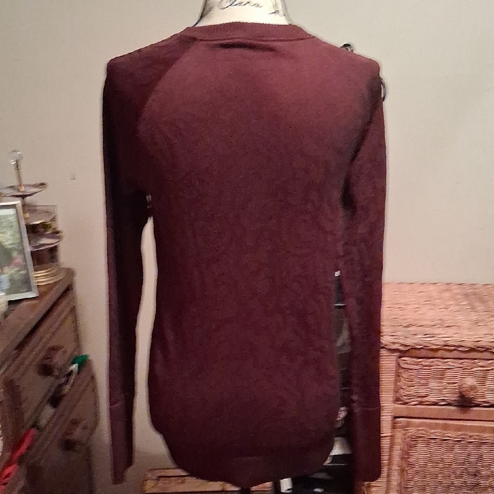 Lululemon Athletica Women's Burgundy Floral Print Top Size Small/medium - Picture 8 of 10